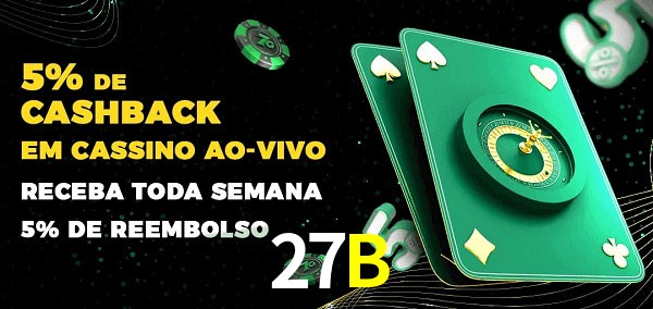 Promoções do cassino ao Vivo 27B
